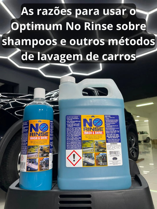 As razões para usar o Optimum No Rinse sobre shampoos e outros métodos de lavagem de carros - MHA Garage